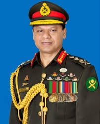 General S M Shafiuddin Ahmed,  SBP(BAR), OSP,ndu,psc,PhD